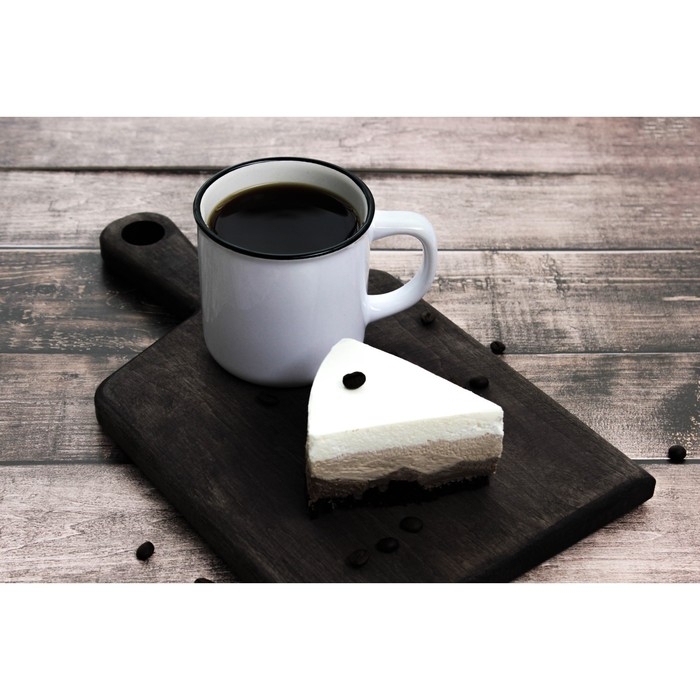 Кружка керамическая Доляна &laquo;Эмаль&raquo;, 300 мл, цвет белый