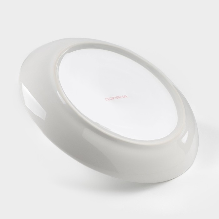 Блюдо &laquo;Зайка в золотом&raquo;, d=20,5 см, цвет белый