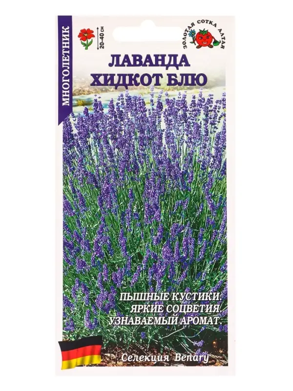 Семена Лаванда Хидкот Блю  /Сотка/ 10шт/*2000