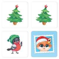 Новогодняя настольная игра &laquo;Новый год: Мемо. Снежная&raquo;, 28 карт, 4+