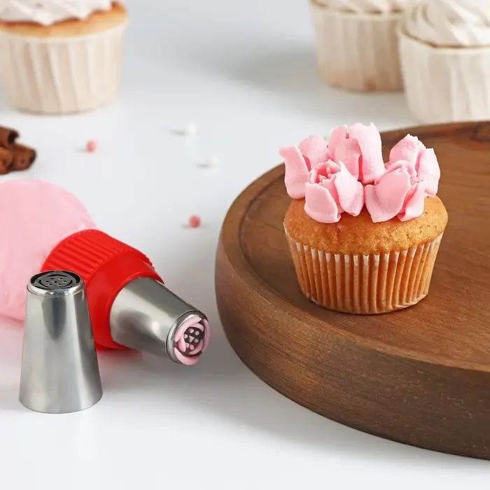 Насадка кондитерская &laquo;Тюльпан&raquo;, d=3 см, выход 1,8 см, нержавеющая сталь