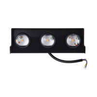 Светильник фасадный &laquo;Каскад&raquo;, FSD-093, 3 Вт, 3000К, 3 луча, IP65, 220 В, металл, черный