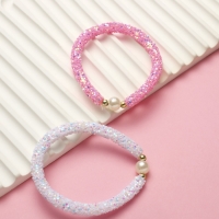 Браслет детский &laquo;Выбражулька&raquo; пайетки, сиренево-розовый