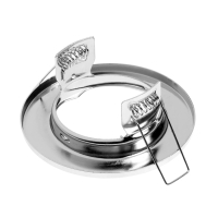 Светильник встраиваемый под лампу MR16, круг, металл, хром