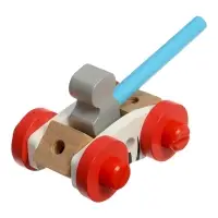 Набор инструментов детский "Собери животных", деревянный конструктор