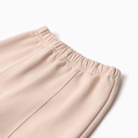 Брюки для девочки MINAKU, цвет бежевый, рост 128 см