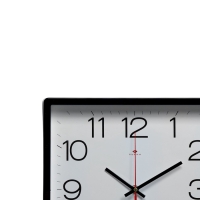 Часы настенные, интерьерные, бесшумные, 30 х 30 см, черные