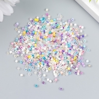 Бисер стекло 12/0 "Перламутр. Пастельное ассорти" 10 гр