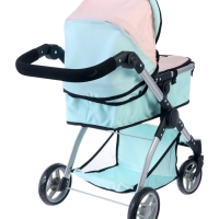 Коляска для кукол универсальная &laquo;Нежность&raquo;, с корзиной, металлический каркас