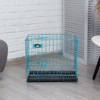 Клетка для собак 51 х 35 х 41 см, голубая