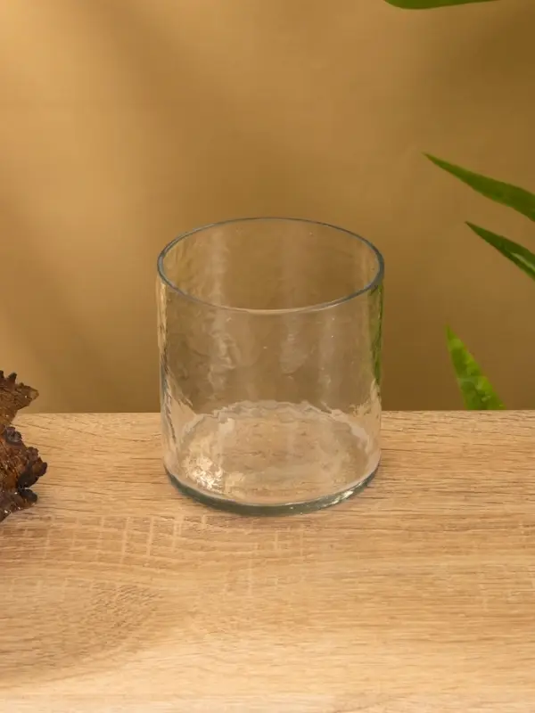 Подсвечник со стеклом "Сердце" алюминий 10х10х10 см