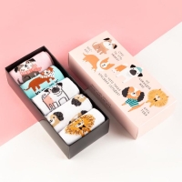 Набор женских носков KAFTAN "Гав-гав&ldquo; 5 пар, р. 36-39 (23-25 см)