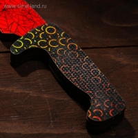 Сувенирное оружие из дерева &laquo;Мачете- кукри&raquo;, красный мрамор