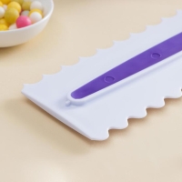 Шпатель кондитерский KONFINETTA &laquo;Праздник&raquo;, 23&times;7,5 cм, цвет белый