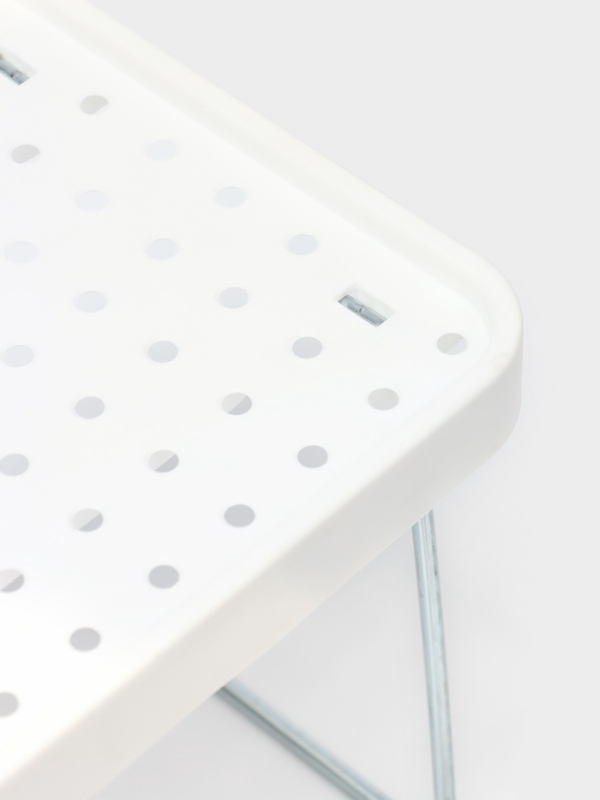 Складной столик-поднос "Макард" 29х14х2 см, цвет белый/серый