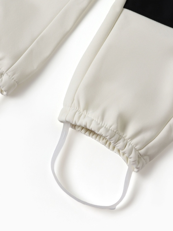 Комбинезон демисезонный для девочек MINAKU из Softshell на флисе, непромокаемый, светло-серый, рост 104 см