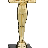 Кубок наградная фигура &laquo;Мастер своего дела&raquo;, оскар, пластик, подставка камень, 18 х 6 см