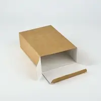 Коробка подарочная складная крафтовая, упаковка, 16 х 23 х 7.5 см