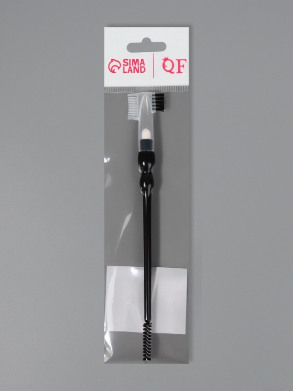 Кисть для макияжа, 3в1, 17 см, чёрная Кисть для макияжа, 3в1, 17 см, чёрная