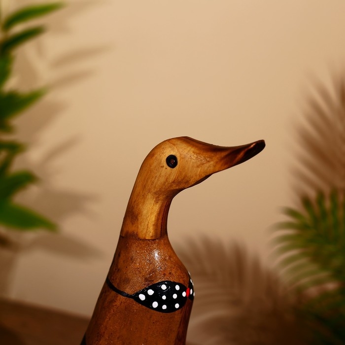 Сувенир "Утка в купальнике" дерево 25 см