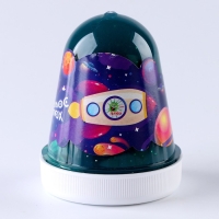 Слайм «Космос», светящийся, с блёстками, капсула 130 гр., ассорти Слайм «Космос», светящийся, с блёстками, капсула 130 гр., ассорти