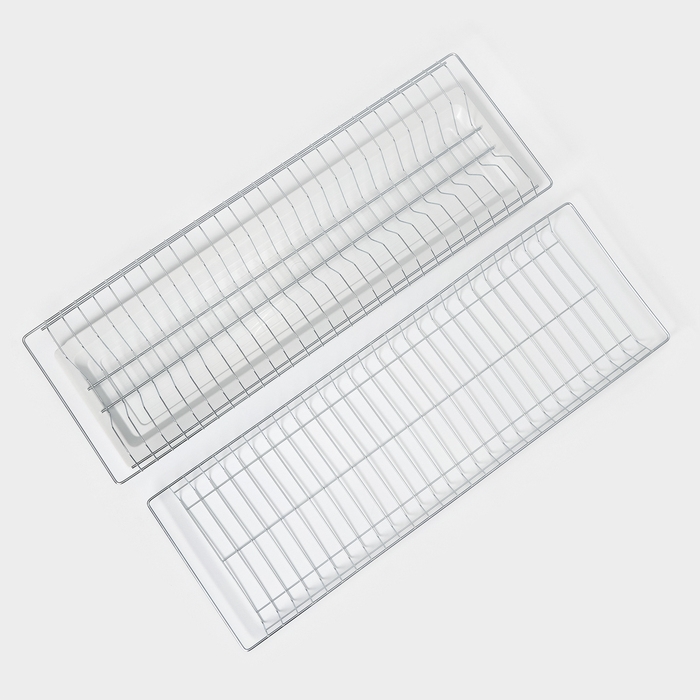 Комплект посудосушителей с поддоном для шкафа 80 см, 76,5×25,6 см, цинк Комплект посудосушителей с поддоном для шкафа 80 см, 76,5×25,6 см, цинк