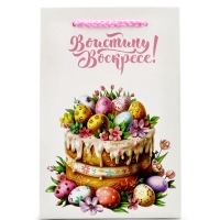 Пакет подарочный под кулич &laquo;Пасха&raquo;, 12 х 18 х 12 см