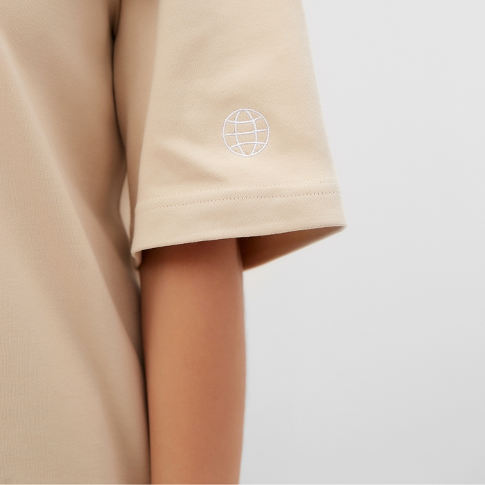 Футболка женская MIST Coordinates р. L-XL, бежевый Футболка женская MIST Coordinates р. L-XL, бежевый