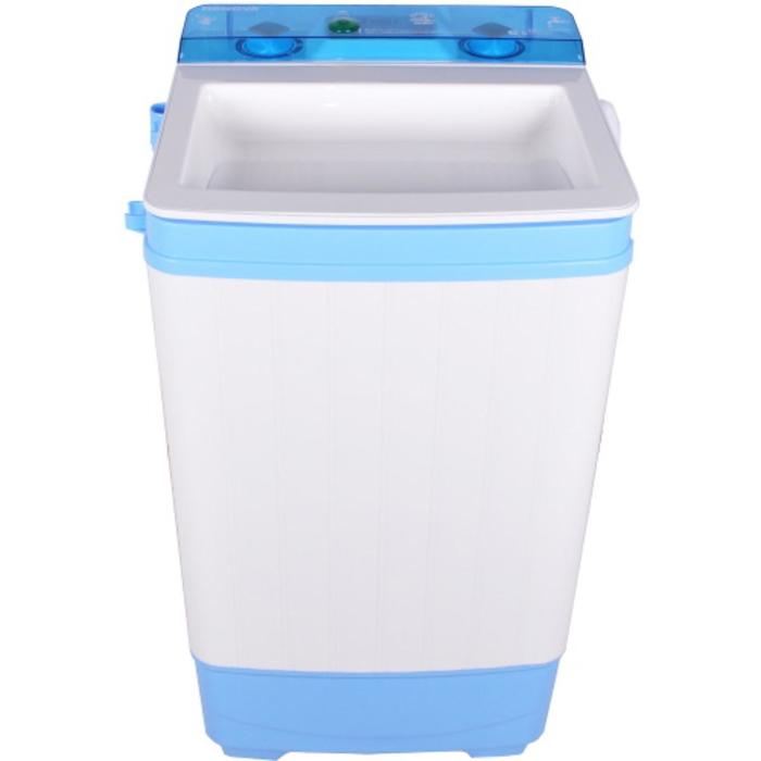 Стиральная машина "Славда" WS 65-PE, Lite, 6.5 кг, бело-голубая