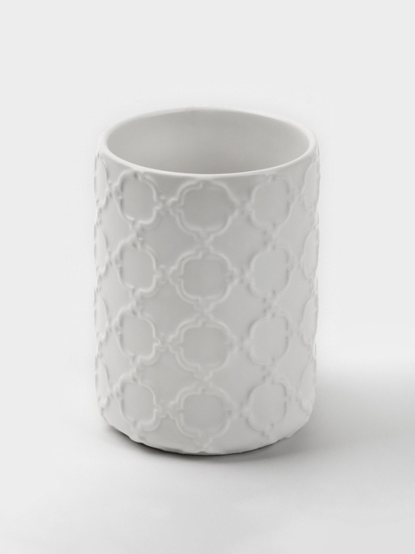 Набор для ванной "Harmony" 3 предмета (мыльница. дозатор для мыла, стакан)