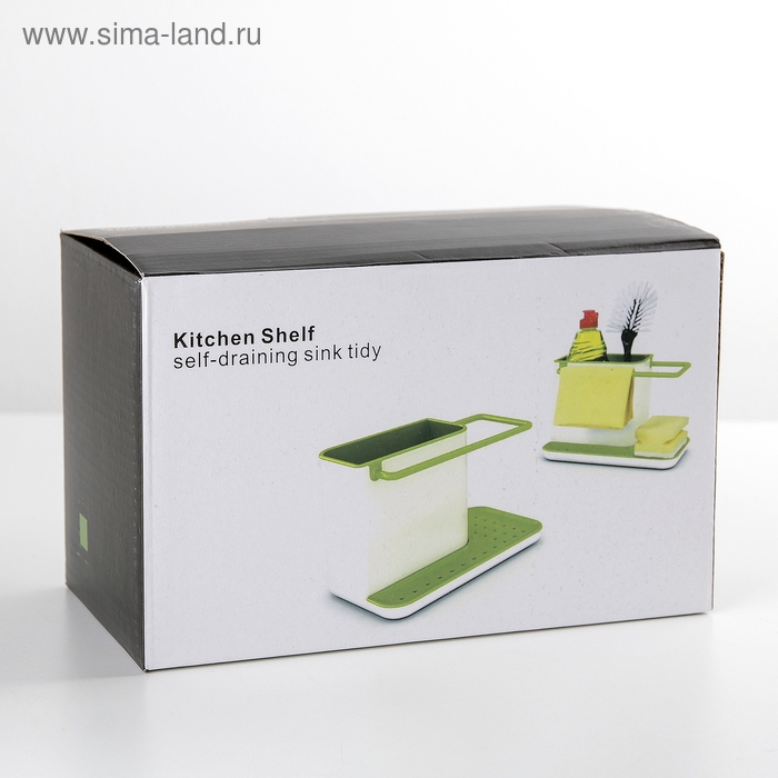 Подставка для ванных и кухонных принадлежностей, 21&times;11&times;12 см, МИКС