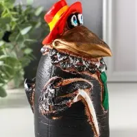 Копилка "Ворон" 18х12х13 см,