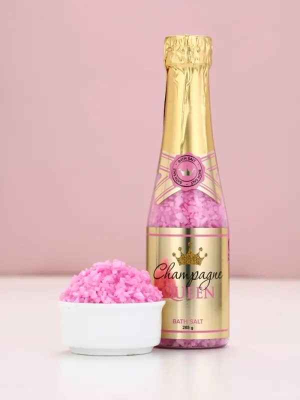 Соль для ванны Champagne Queen, 285 г, аромат фрукты со льдом, Чистое счастье