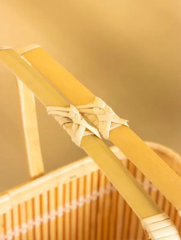 Корзина для пикника 26х26х21 см, бамбук