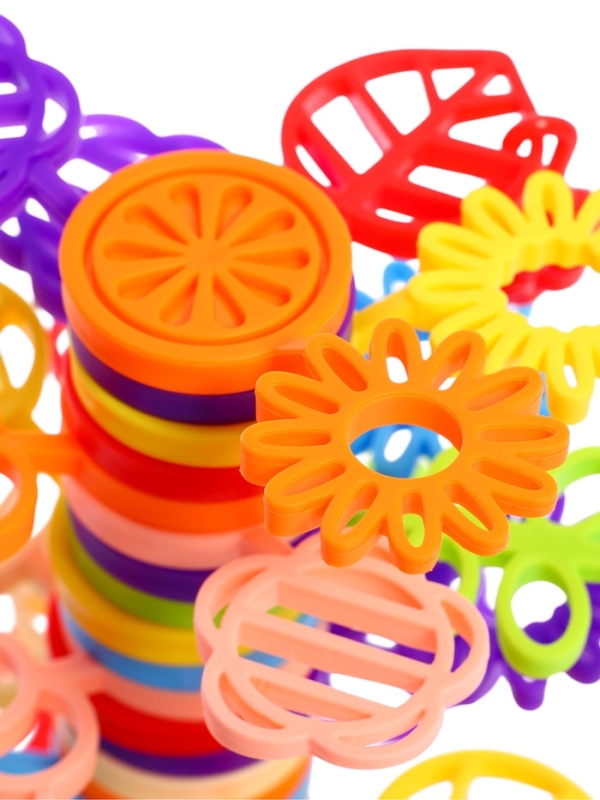 Конструктор развивающий &laquo;Листочки&raquo;, с заданиями, 42 детали