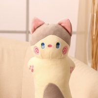 Мягкая игрушка &laquo;Кот-батон&raquo;, 50 см, цвет светло-серый