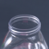 Баночка для скрапбукинга пластик "Кулак" 50 мл  набор 6 шт 5,5х4,7х5,5 см