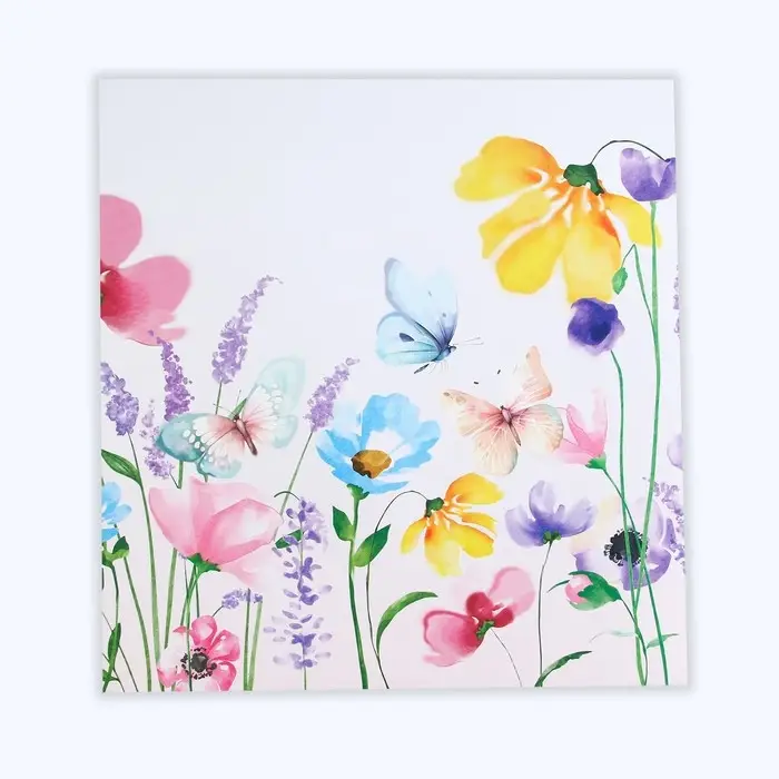 Бумага для скрапбукинга &laquo;Акварельные цветы&raquo;, 30,5 х 32 см, 180 г/м&sup2;