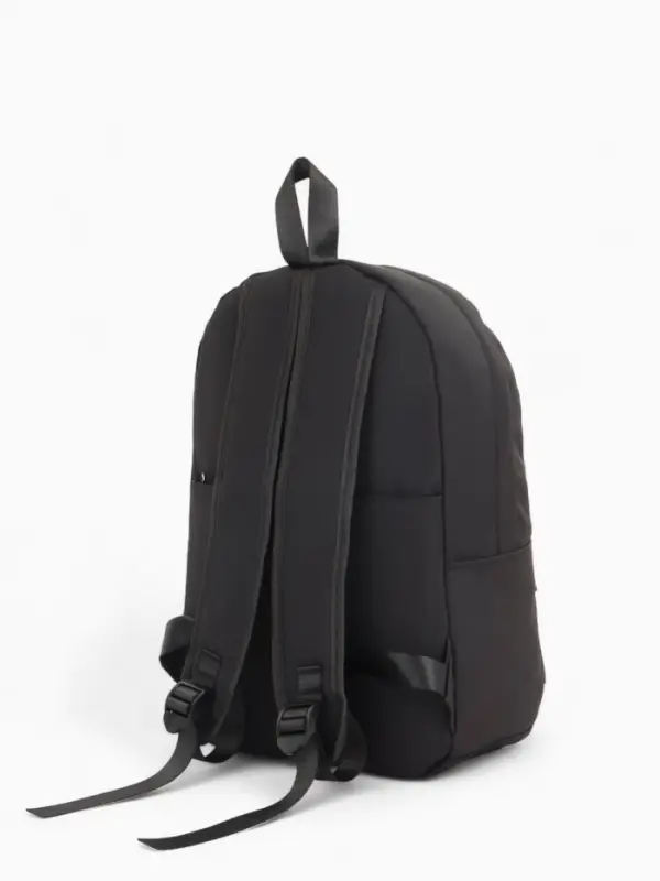 Рюкзак, 28*11*40, отд на молнии, 2 н/к на молнии, 2 б/к, черный