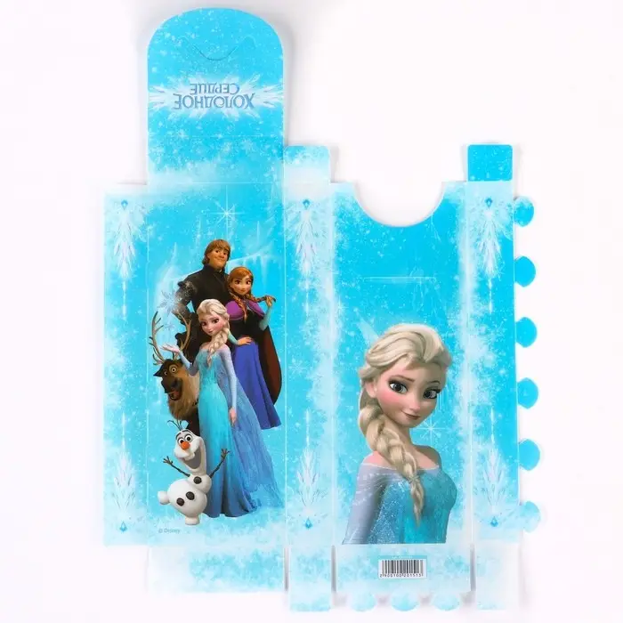 Пенал-футляр пластиковый, 75&times;195&times;25 мм, сборный, &laquo;Холодное сердце&raquo;