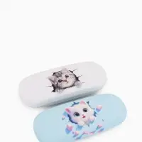 Футляр для очков Коты, 16*4*6 см, хлопушка, МИКС