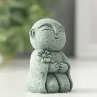 Сувенир песчаник "Буддийские монахи" набор 3 шт 3,2х3,5х6,2 см