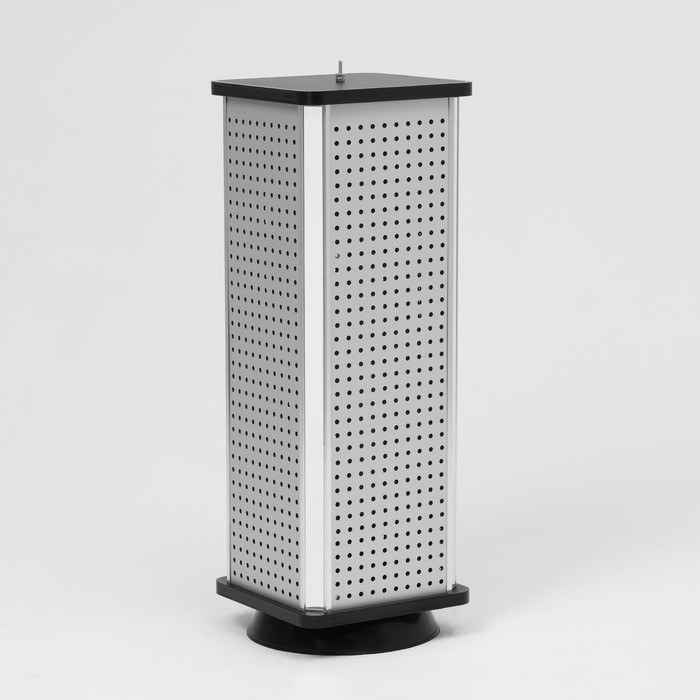Стойка перфорированная, 4 стороны, 22×22×60 см, цвет серый Стойка перфорированная, 4 стороны, 22×22×60 см, цвет серый
