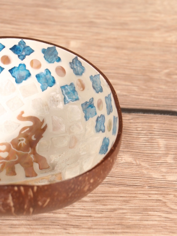 Чаша "Тайланд" 14х14х6 см, кокос