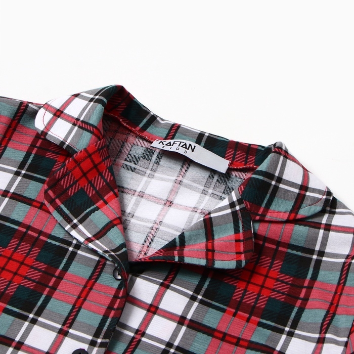 Пижама новогодняя детская KAFTAN Сhristmas time размер 36 (134-140 см)