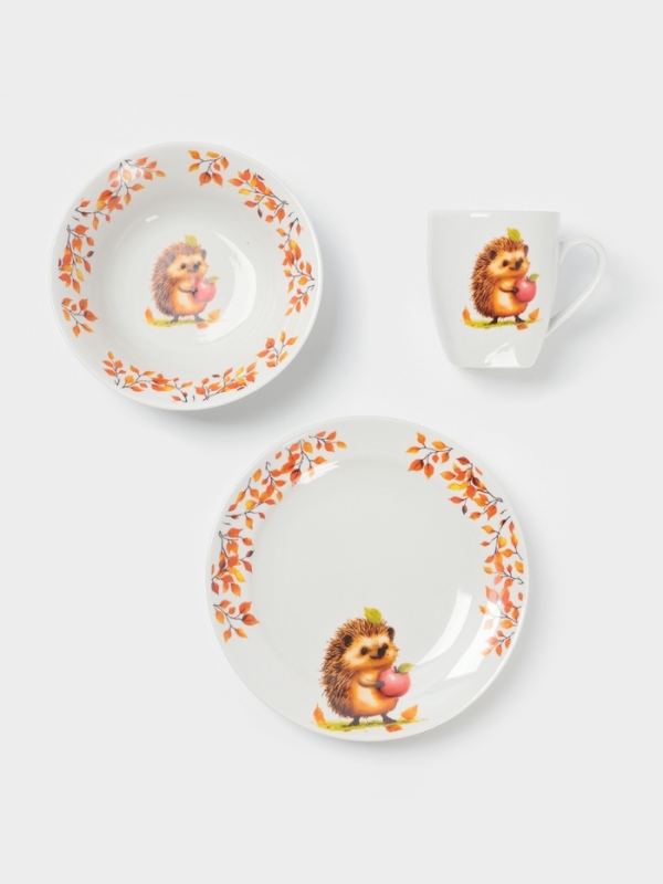 Набор посуды 3 предм. Ежик И.У.