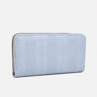 Кошелёк на молнии, цвет серо-голубой Кошелёк на молнии, цвет серо-голубой