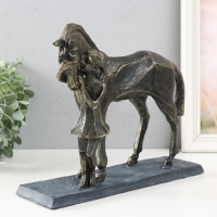 Сувенир полистоун "Девочка с конём" под металл 23,5х8,7х29,5 см Сувенир полистоун "Девочка с конём" под металл 23,5х8,7х29,5 см