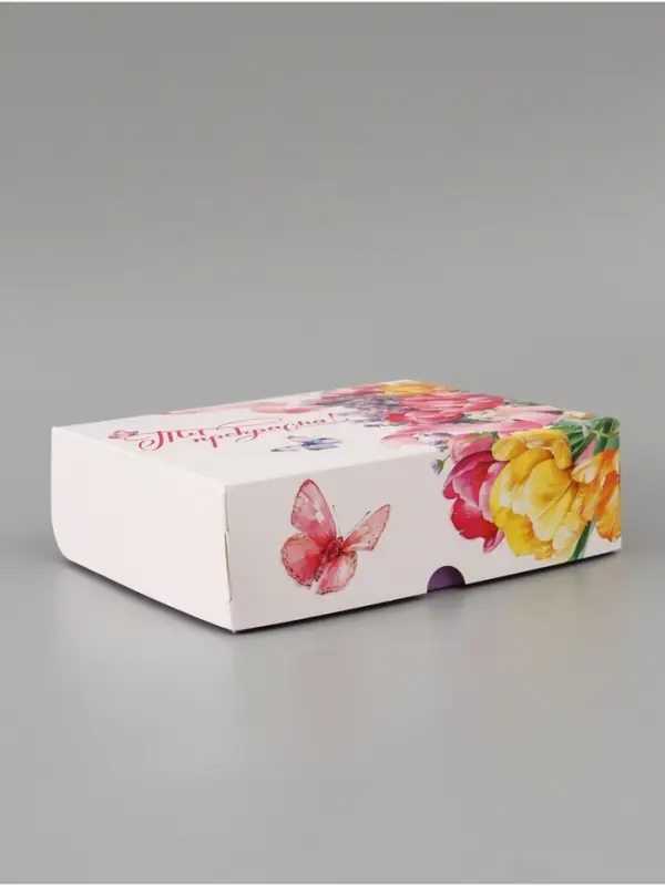 Коробка для кондитерских изделий &laquo;Ты прекрасна&raquo;, 17 &times; 20 &times; 6 см