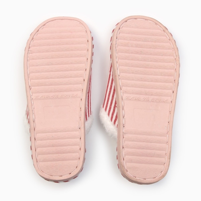 Тапочки женские, размер 36-37, красный